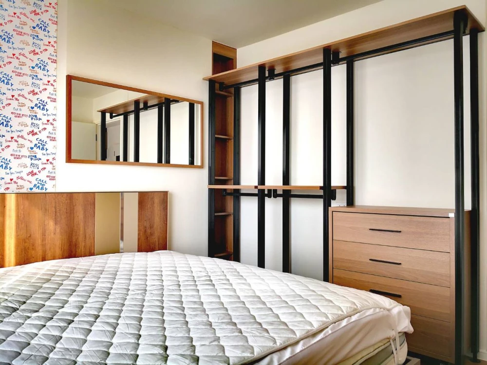 For rent: The Selected Kaset-Ngamwongwan, fully furnished room, nice to live in, book now, don't miss out.