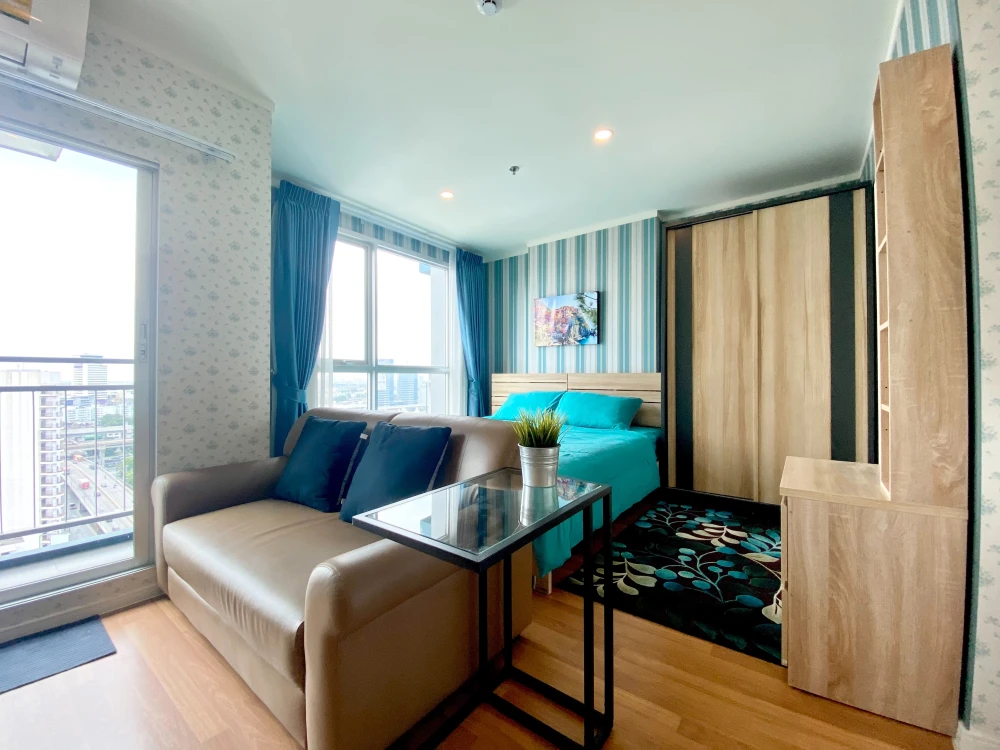 For rent, The Selected Kaset Ngamwongwan, beautiful room, good view, 1 bedroom, fully furnished, very nice, hurry up, book now.