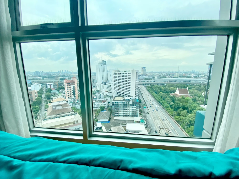 For rent, The Selected Kaset Ngamwongwan, beautiful room, good view, 1 bedroom, fully furnished, very nice, hurry up, book now.