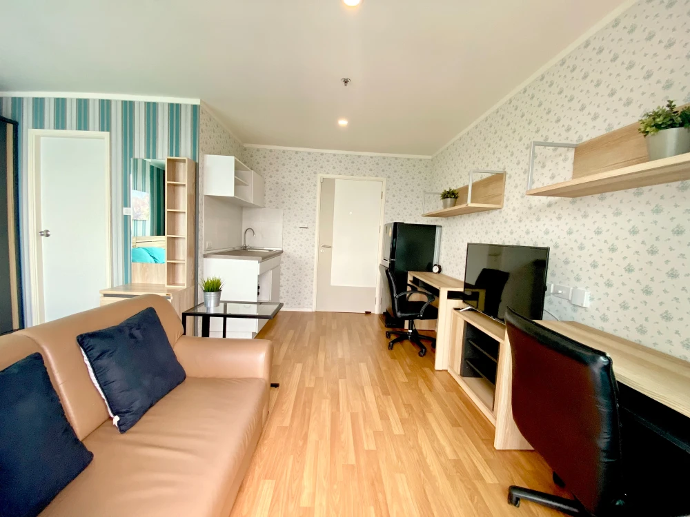 For rent, The Selected Kaset Ngamwongwan, beautiful room, good view, 1 bedroom, fully furnished, very nice, hurry up, book now.