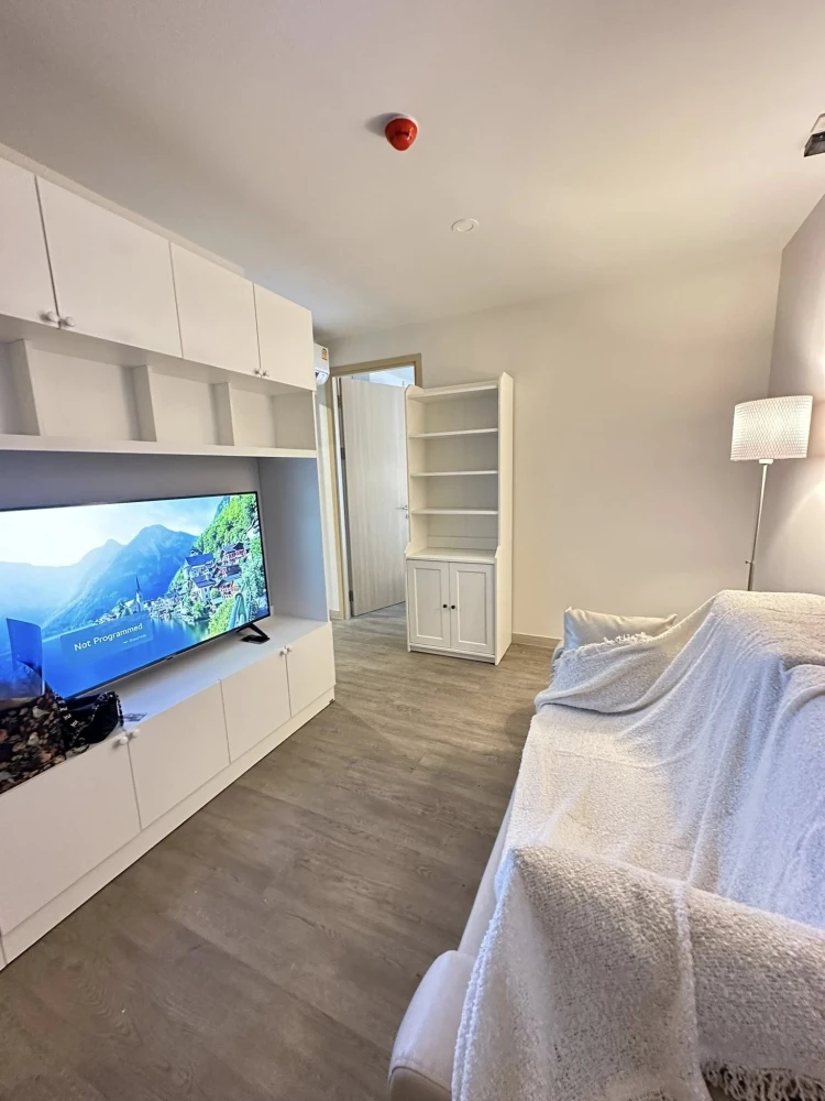 For rent: The Shade Sathorn 1. Simple, clean, fully furnished, and ready to move in.