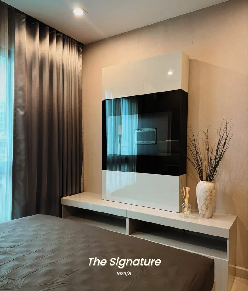 ให้เช่า The Signature by URBANO ชั้น 8 ห้อง 8 วิวสระว่ายน้ำ พร้อมเฟอร์นิเจอร์ครบและเครื่องใช้ไฟฟ้า