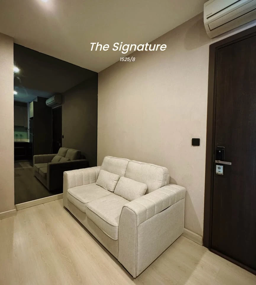 ให้เช่า The Signature by URBANO ชั้น 8 ห้อง 8 วิวสระว่ายน้ำ พร้อมเฟอร์นิเจอร์ครบและเครื่องใช้ไฟฟ้า