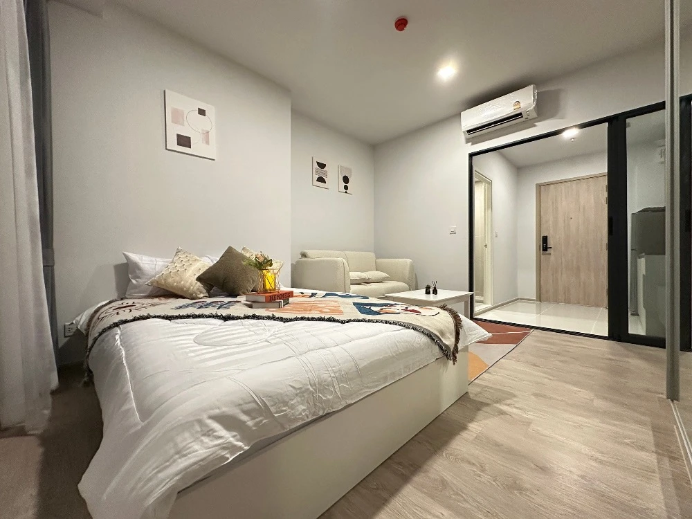 For rent THE TREE Pattanakarn - Ekkamai, 16th floor, beautiful room, fully furnished, nice to live in, reserve now.