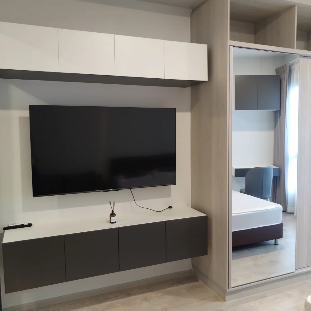 For rent THE TREE Pattanakarn - Ekkamai, 9th floor, fully furnished, nice room, reserve now, hurry!