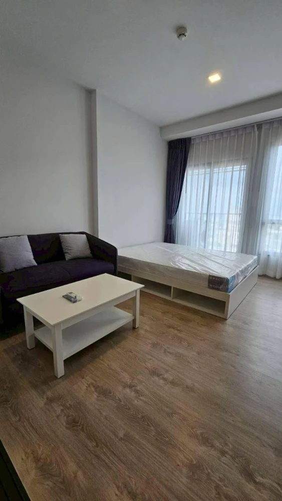 For rent THE TREE Pattanakarn - Ekkamai, high floor, ready to move in, fully furnished, hurry and reserve now.