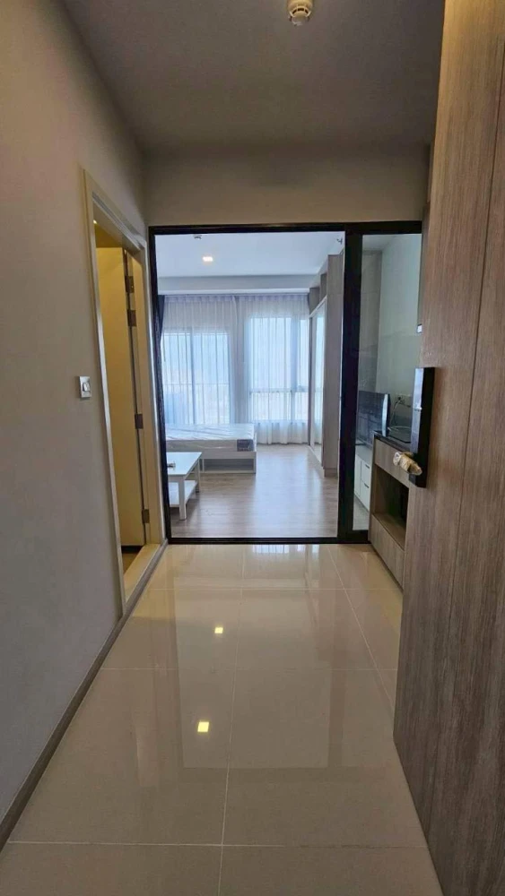 For rent THE TREE Pattanakarn - Ekkamai, high floor, ready to move in, fully furnished, hurry and reserve now.