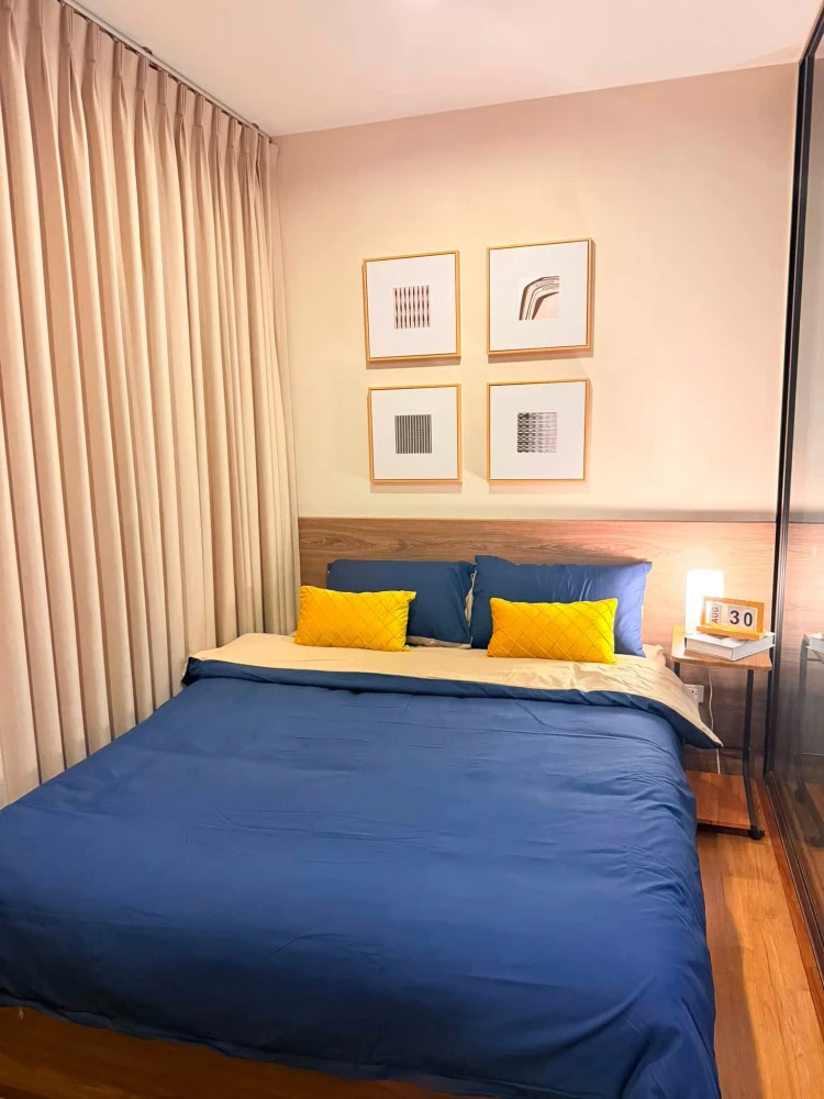For rent: The Tree RIO Bang-Aor Station. Beautifully decorated room with a warm atmosphere, ready to move in. Located on the 32nd floor with high view images