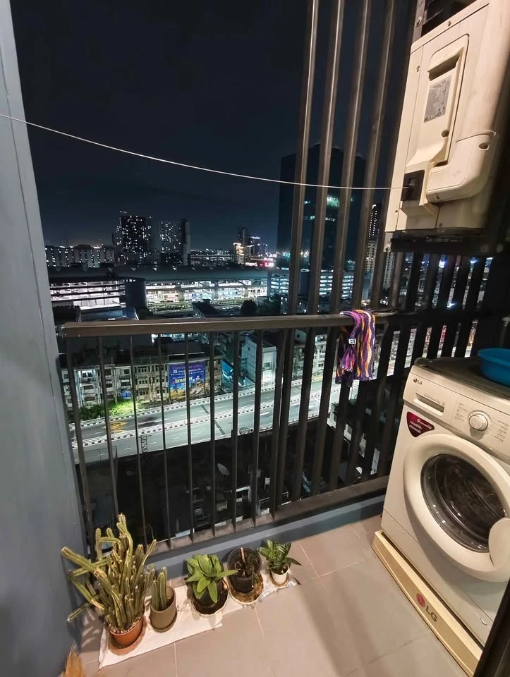 For rent: The Tree Sukhumvit 71-Ekkamai, north-facing view, not hot, beautiful view, Airport Link side, nothing blocking, reserve now.