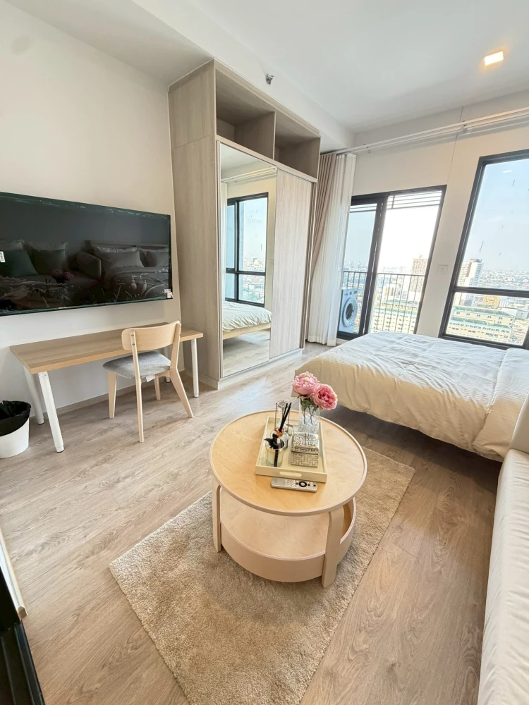 For rent: The Tree Pattanakarn - Ekkamai, North-facing (not hot), 26th floor, beautiful view, nice layout, perfect proportions. A must-have!