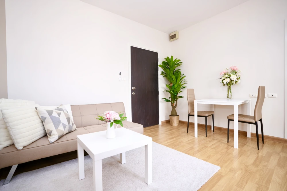 For rent: The Tree Lat Phrao Wang Hin, Building A, 4th floor, fully furnished, ready to move in.
