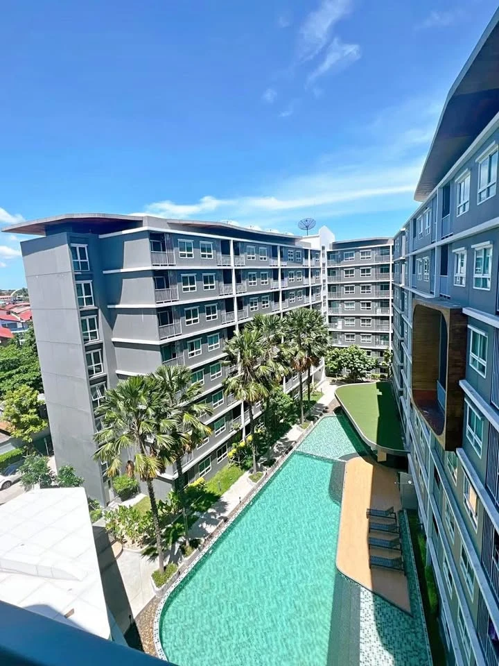 ให้เช่า The Trust Condo Amata - Chonburi ห้องน่าอยู่ พร้อมเฟอร์ ราคาดีสบายกระเป๋า รีบจองเลย