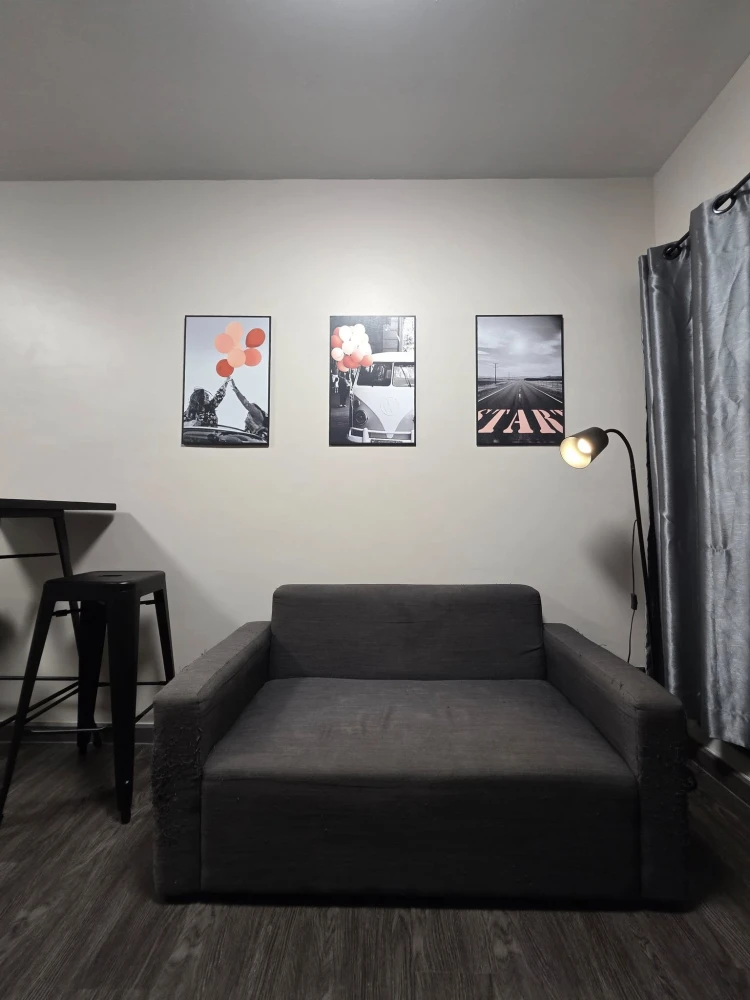 For rent: The Trust Condo Central Pattaya, 1 bedroom, 1 bathroom, decorated in a controlled tone, comes with complete furniture, book now.
