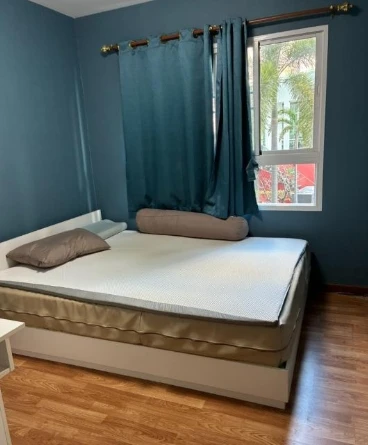 For rent: The Trust Condo Nakornpathom, 2nd floor, fully furnished, very livable. Book now!