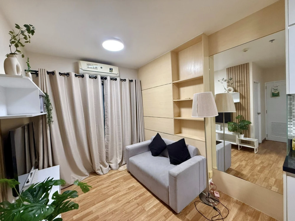 For rent: The Trust Condo South Pattaya, 1 bedroom, 1 bathroom, beautifully decorated, beautiful view, not blocked, don't miss it.