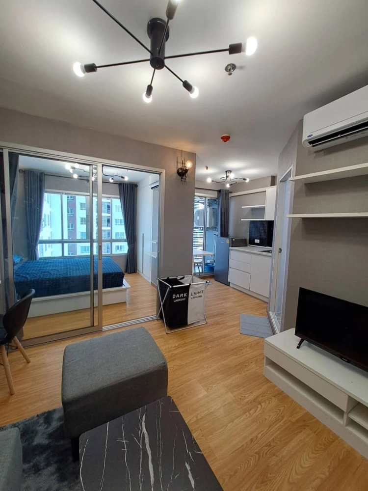 For rent: The Trust Residence Ratchada-Rama 3, 18th floor, garden view, fully furnished. Book now!