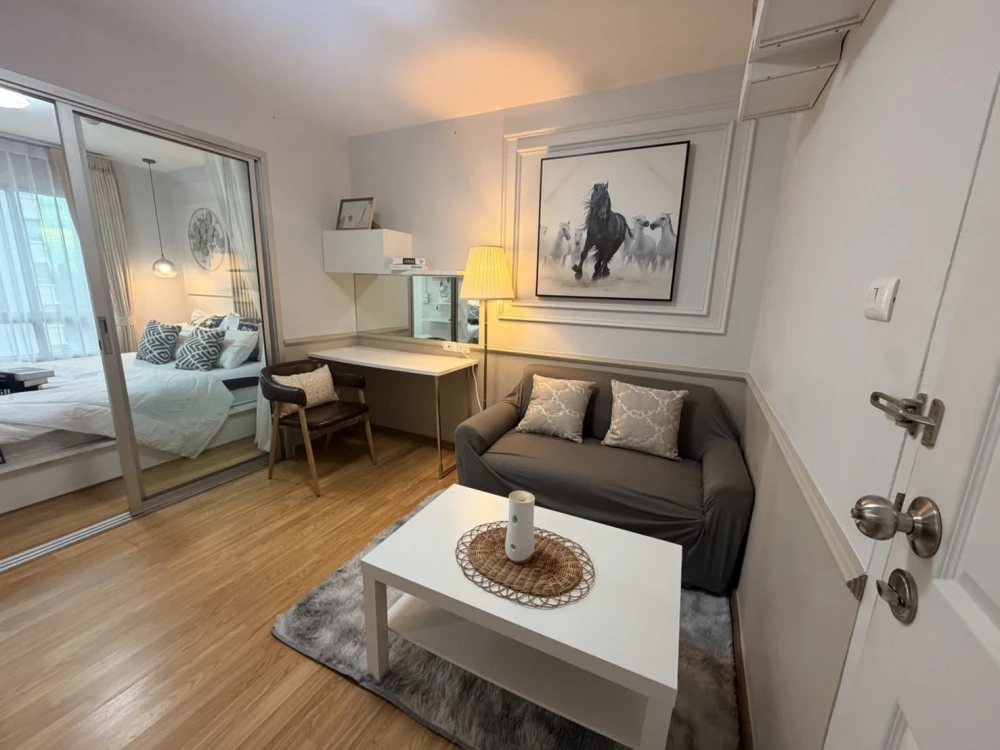 ให้เช่า The Trust Residence Ratchada-Rama 3 ห้องน่าอยู่ เฟอร์ครบ ชั้นสูงวิวเมือง รีบจองเลย