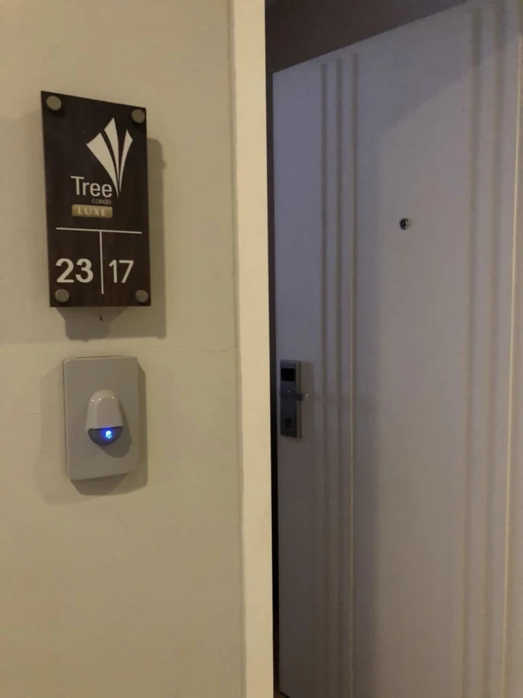 For rent: Tree Condo Luxe Sukhumvit 52, 7th floor, 1 bedroom, quiet atmosphere, good view, fully furnished, book first, get first.