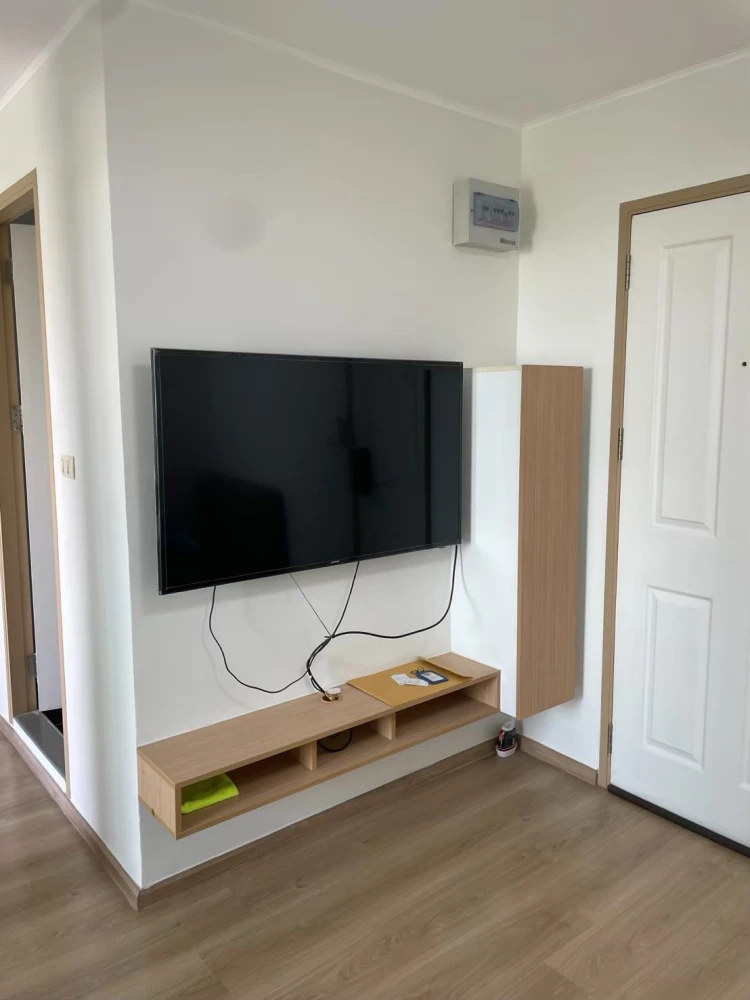 Condo for rent at U Campus Rangsit-MuangAke, Building A, 8th floor. Fully furnished with built-in furniture, ready to move in.