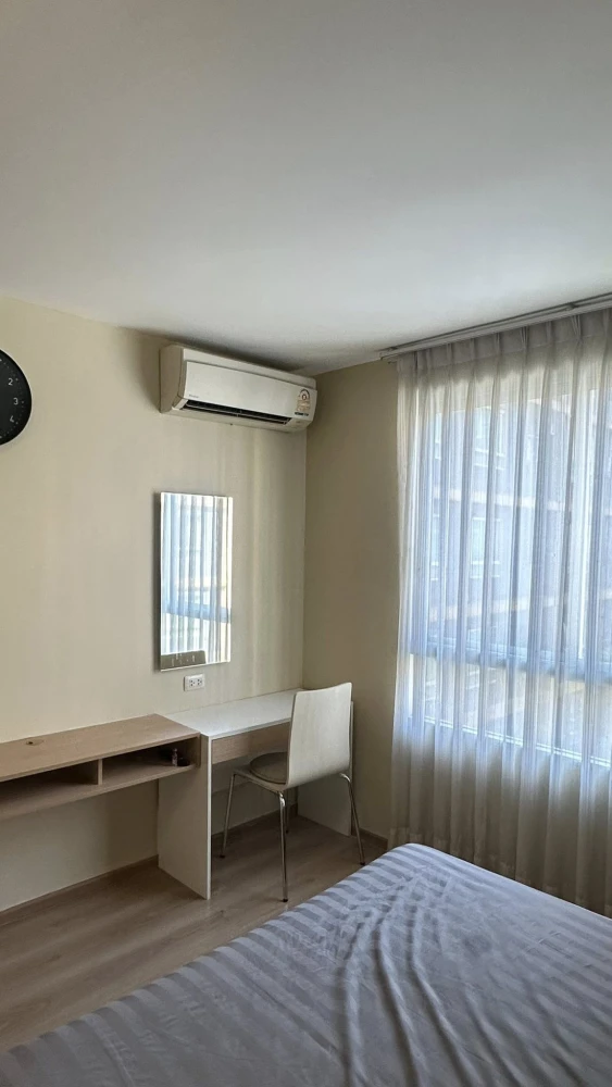 For rent: U Campus Rangsit-Muangake Studio room decorated in soothing tones, fully furnished and equipped with appliances. Reserve now!