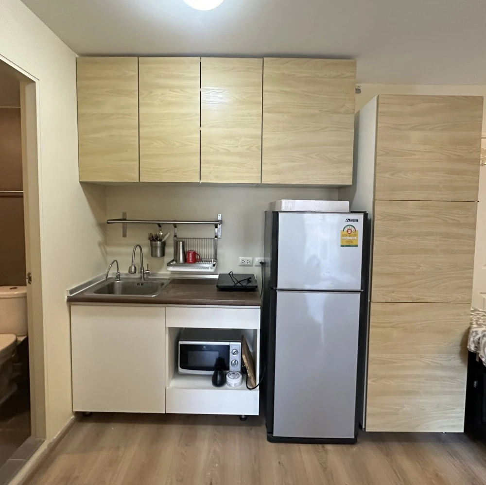 For rent: U Campus Rangsit-Muangake Studio room decorated in soothing tones, fully furnished and equipped with appliances. Reserve now!