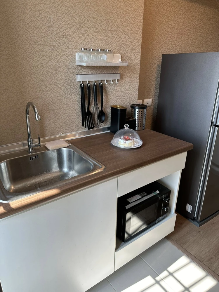 For rent: U Campus Rangsit-Muang Ek, 5th floor, Building A, size 27 sq m., complete room facilities, hurry and book now!