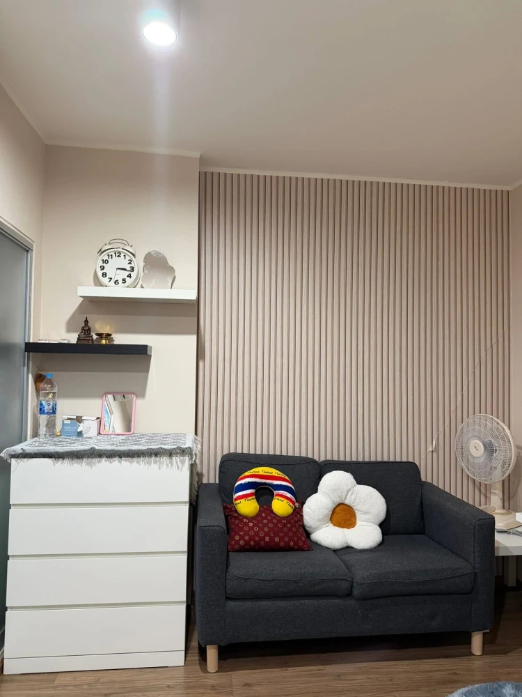 ให้เช่า U Delight Rattanathibet ห้องแต่งสวยครบครัน ติดวอลเปเปอร์อย่างดี เฟอร์ครบ จองเลย