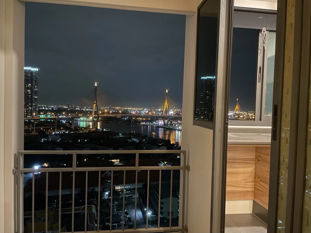 For rent U Delight Residence Riverfront Rama 3 1 bedroom 1 bathroom, next to Chao Phraya River,good location, beautiful view,not blocked,don't miss it
