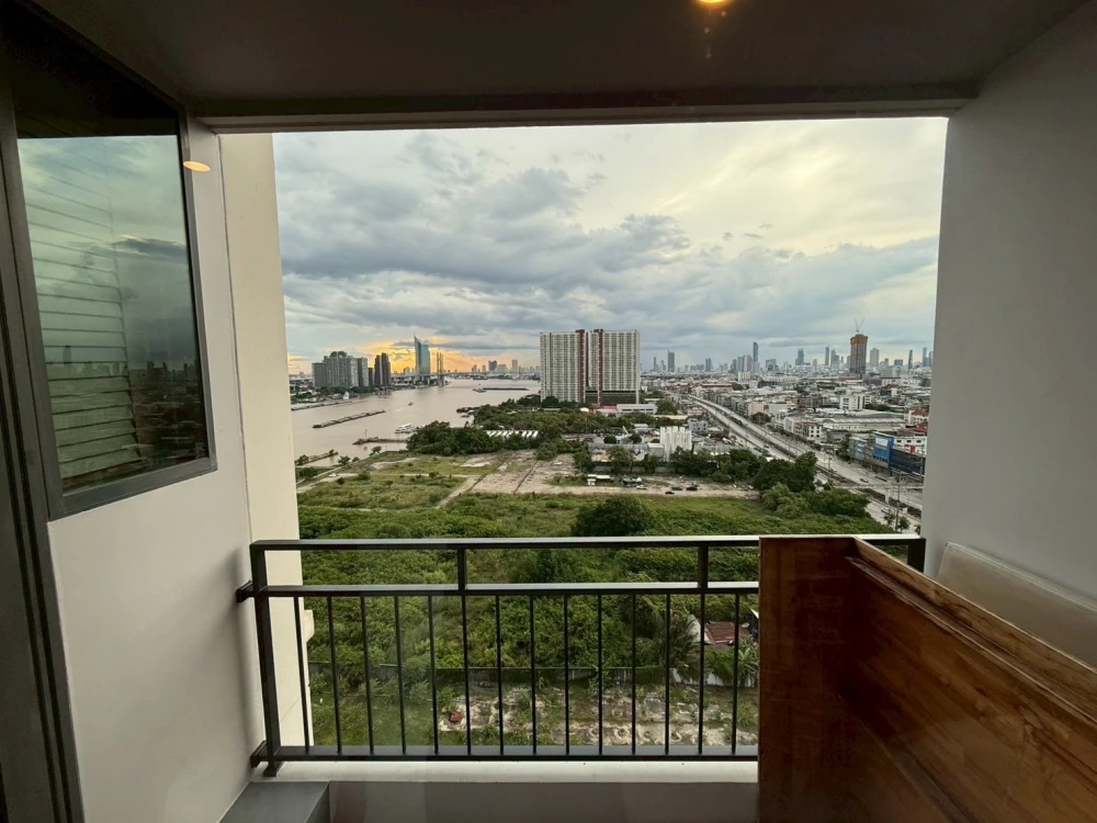 For rent: U Delight Residence Riverfront Rama 3, 1 bedroom, 1 bathroom, fully furnished, river view, reserve now!