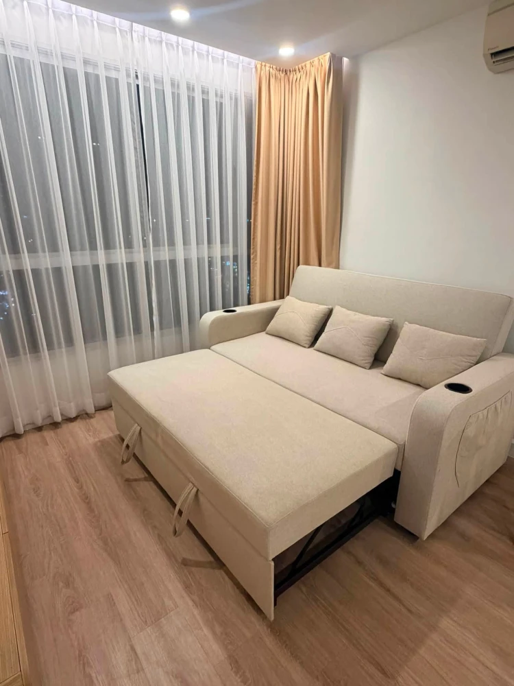 For rent: U Delight Residence (Pattanakarn - Thonglor), unobstructed city view, beautiful both day and night, with a large wardrobe, ideal for those w