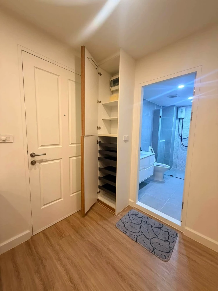 For rent: U Delight Residence (Pattanakarn - Thonglor), unobstructed city view, beautiful both day and night, with a large wardrobe, ideal for those w