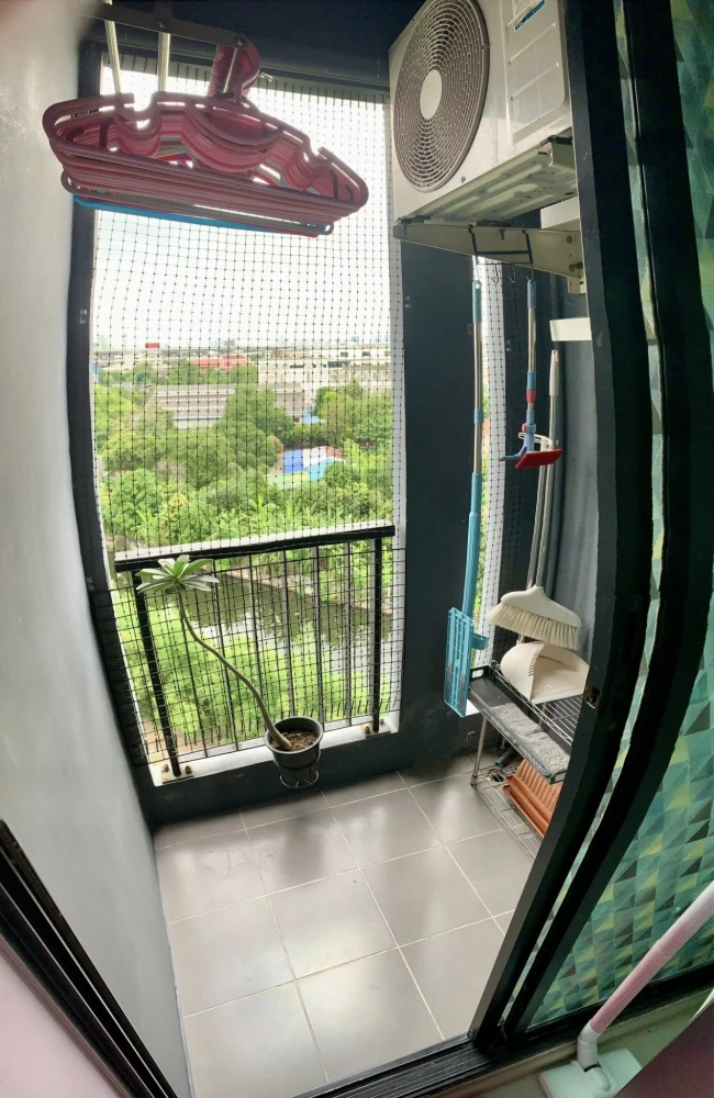 Unio Rama 2-Thakham for rent, a comfortable room, stylishly decorated, fully furnished and equipped with amenities. Reserve now!