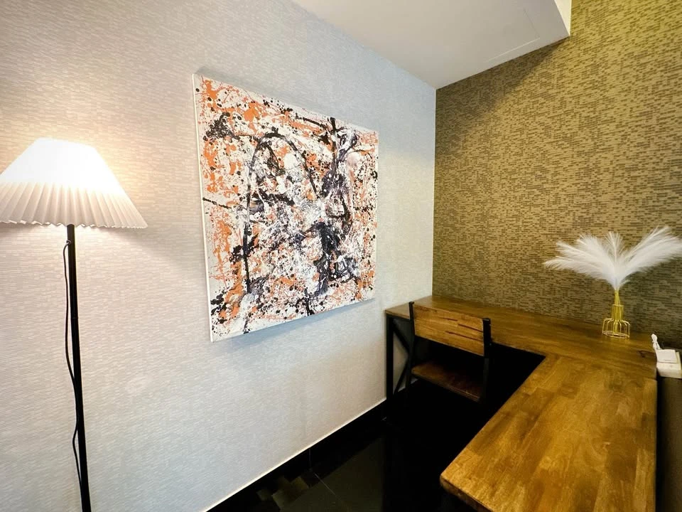 For rent: Unio Sukhumvit 72, 1st-2nd floor, duplex style, quiet, comfortable, can walk to the garden and swimming pool. Reserve now.
