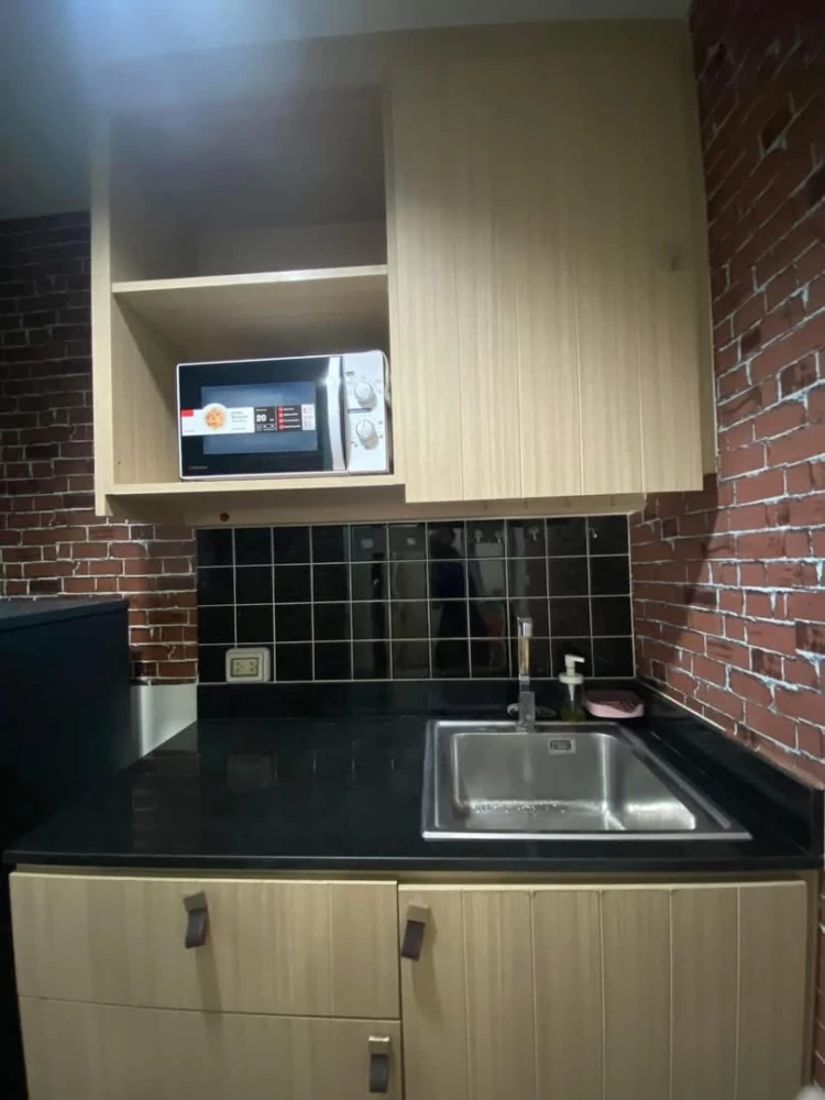 Unio Sukhumvit 72 Studio room for rent, good location, convenient transportation, nice wallpaper, don't miss it!