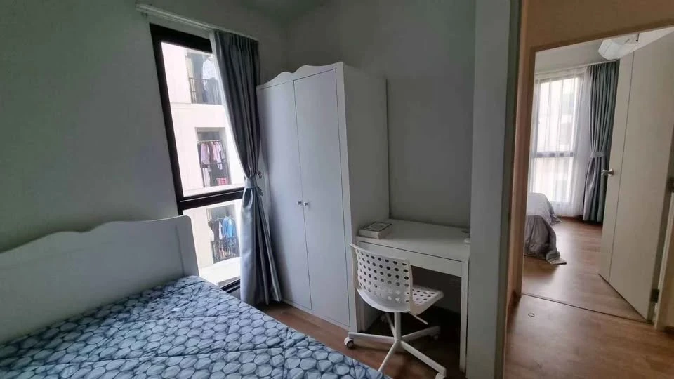 Unio Sukhumvit 72 for rent, 2 bedrooms, 1 bathroom, spacious area, comfortable living, very worth booking.