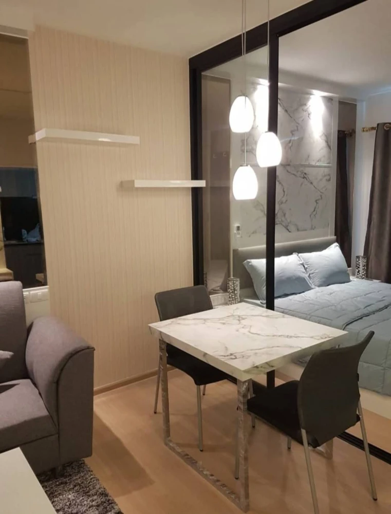 For rent: UNIO Charan 3, 7th floor, Building H, beautifully decorated room with built-in furniture. Move in now, don't hesitate.