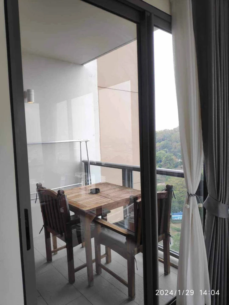 For rent Unixx South Pattaya 2 bedrooms, 2 bathrooms, 21st floor, beautiful swimming pool view, beautiful sea view, fully furnished, book now.
