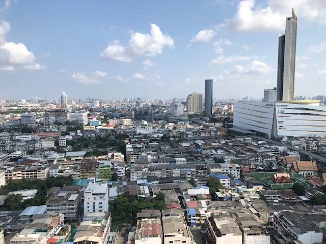 For rent Urbano Absolute Sathorn-Taksin, very high floor, beautiful view, fully furnished, beautifully decorated, ready to move in