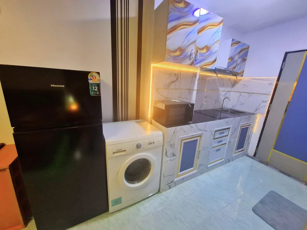 For rent: View Talay Jomtien Condominium 1-8, nice rooms, decorated in a cool tone, fully furnished, beautiful view, don't miss it.