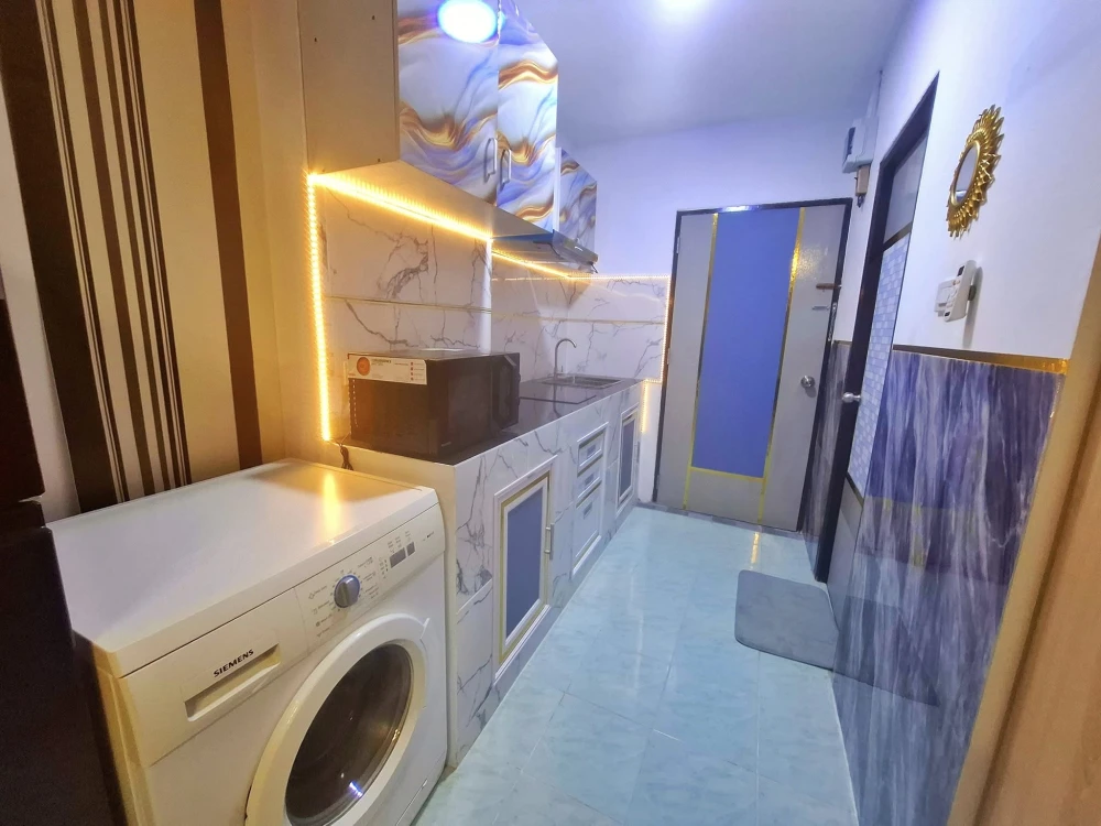 For rent: View Talay Jomtien Condominium 1-8, nice rooms, decorated in a cool tone, fully furnished, beautiful view, don't miss it.