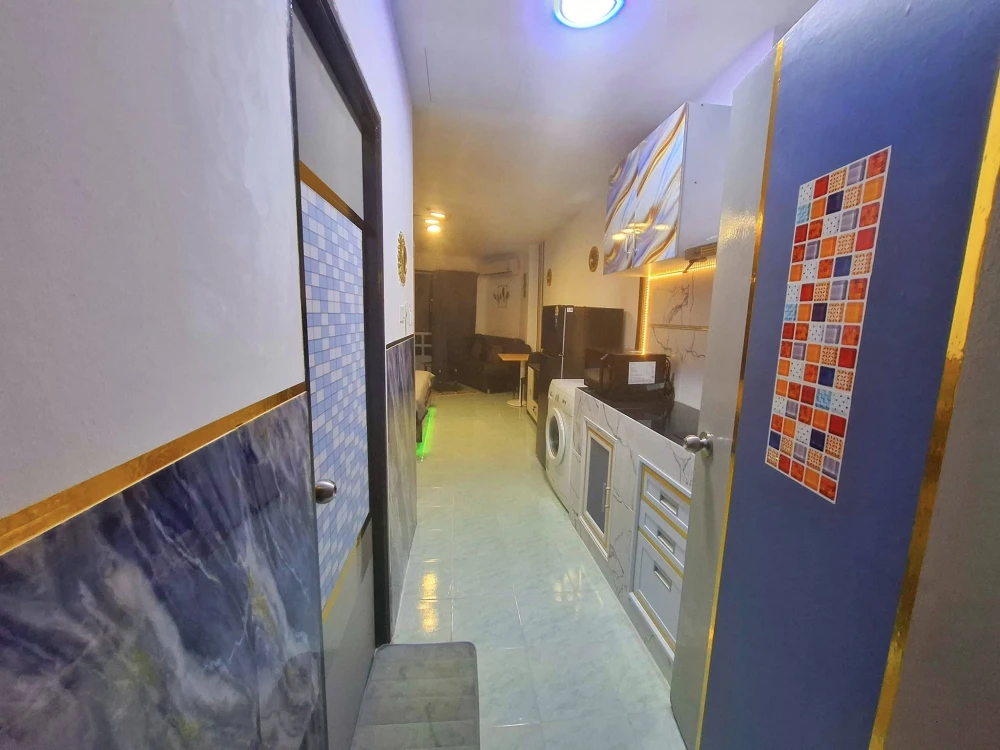 For rent: View Talay Jomtien Condominium 1-8, nice rooms, decorated in a cool tone, fully furnished, beautiful view, don't miss it.
