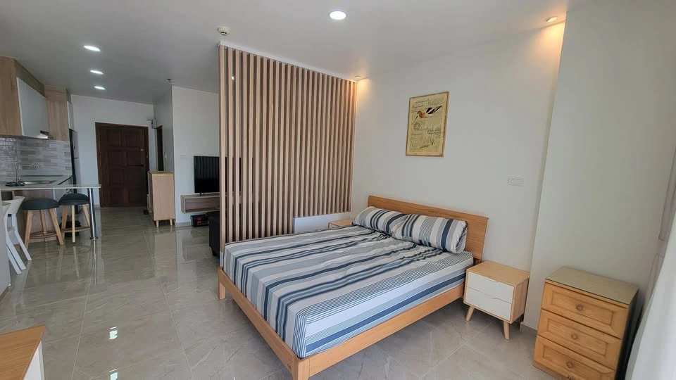 For rent View Talay Jomtien Condominium, high floor, ready to move in, fully furnished, spacious room, comfortable, reserve now.