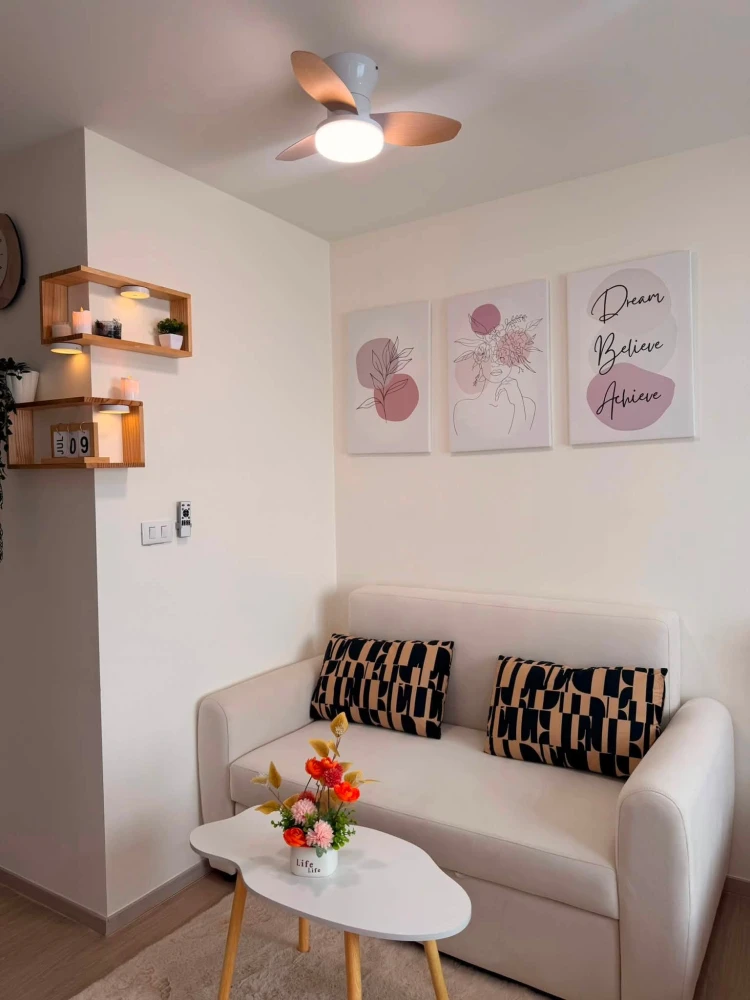 Wela Ramkhamhaeng 186 for rent. Fully furnished with all appliances and furniture. Just bring your suitcase and move in!