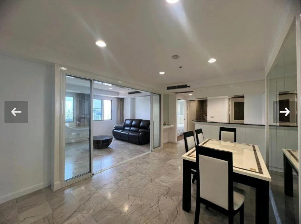 For rent: Wittayu Complex, 33rd floor, city view, fully furnished, ready to move in. Book now! Don't miss out!