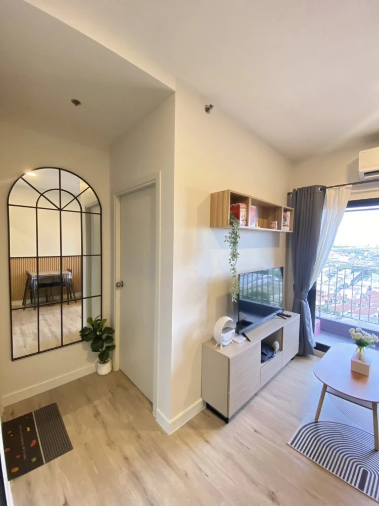 Xim Condo for rent, Suksawat-Rama 3, beautifully decorated room, well-built-in, 18th floor, Chao Phraya River curve view, hurry and reserve now!