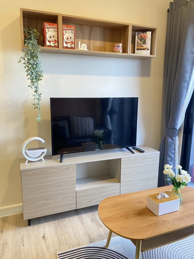 Xim Condo for rent, Suksawat-Rama 3, beautifully decorated room, well-built-in, 18th floor, Chao Phraya River curve view, hurry and reserve now!