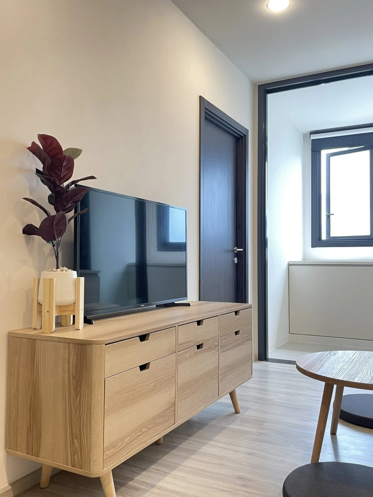 XT Huaikhwang for rent, well-built bedroom, fully furnished, must reserve this type.