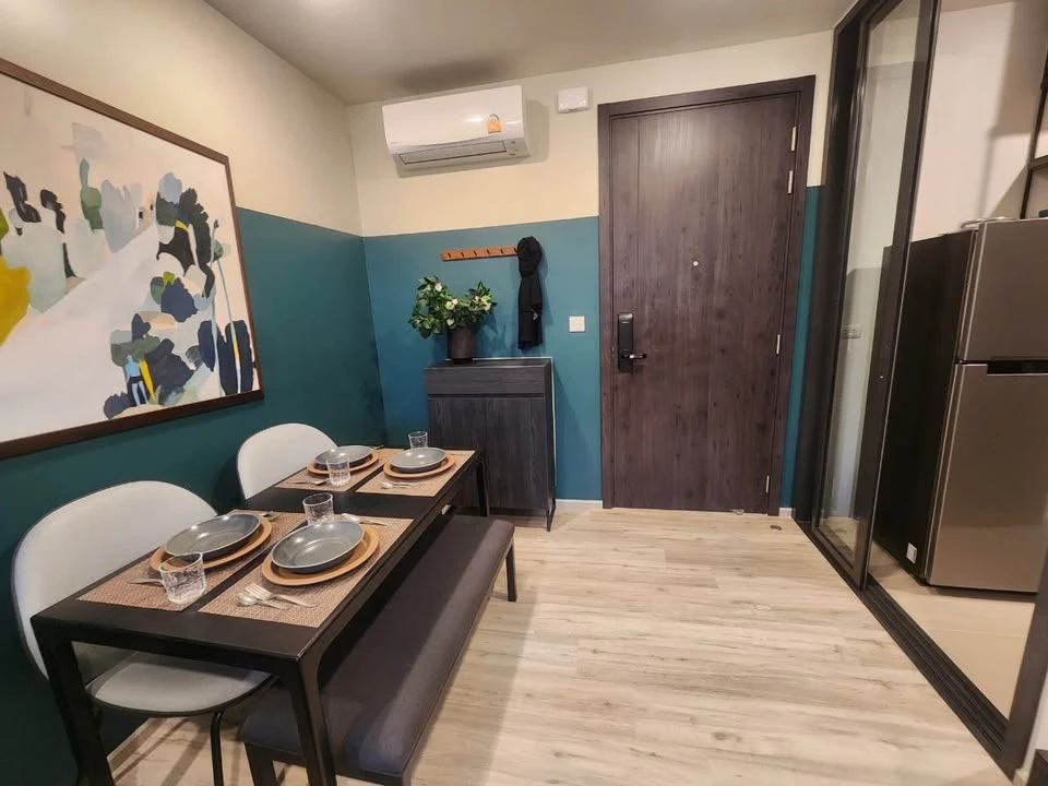 For rent: XT Huai Khwang, 1 bedroom, beautifully decorated, fully equipped, ready to move in, just bring your own luggage.