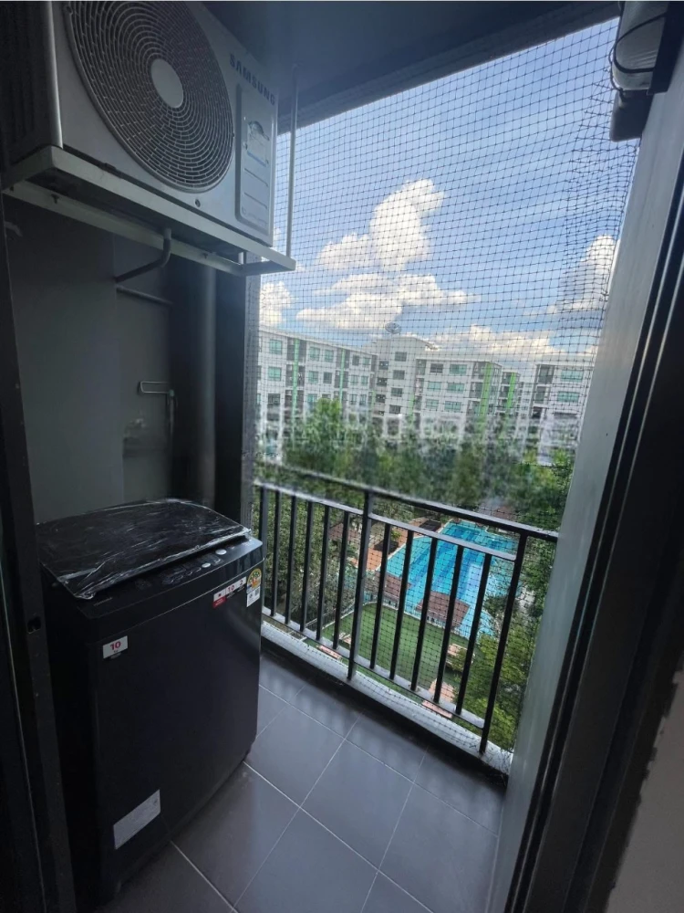 For rent: Greene Don Mueang-Songprapa, 7th floor, pool view, quiet atmosphere, suitable for living.