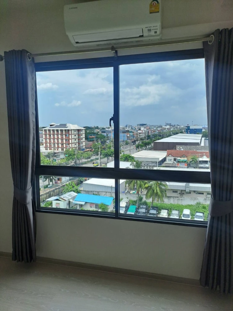 For rent: Greene Don Mueang-Songprapa, city view, open view, cool breeze all day, hurry and reserve now!